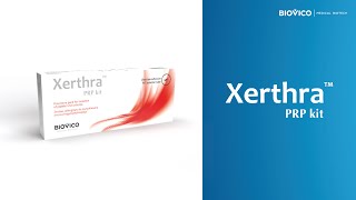 XERTHRA™ PRP KIT BIOVICO  modern procedure set to obtain the plateletrich plasma [upl. by Anires]