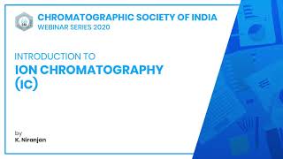 Ion Chromatography IC  CSI [upl. by Halueb]