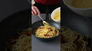 La VRAIE recette des carbo 🤤 carbonara carbo pates pasta recettefacile cuisinefacile [upl. by Notterb392]