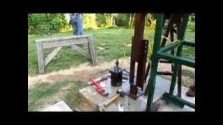 Hand Pump Well Pump Installation Without a Boom Truck Part 1 [upl. by Ifok443]