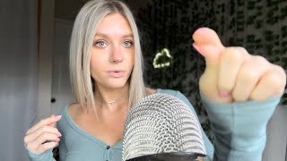 ASMR Mouthing Trigger Words Southern Accent and Tracing [upl. by Rednaeel]