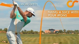 HOW TO FIX YOUR SLICE WITH YOUR IRONS [upl. by Attenhoj195]