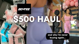 500 BO  TEE ACTIVEWEAR HAUL amp REVIEW  Why i’ll never be buying from BO  TEE again… [upl. by Yasnyl]