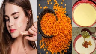 Red Lentils Masoor Dal Ubtan Glowing Flawless Skin Whitening Face Pack [upl. by Flossi494]