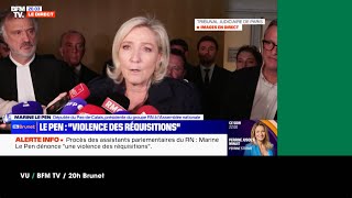 VU du 141124  Marine Le Pen inéligible [upl. by Ammej]