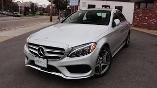 2015 Mercedes Benz C300 4Matic Review  Start Up Revs and Walk Around [upl. by Soneson538]