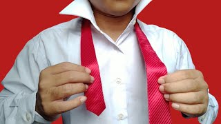 How to quickly tie a tie Easy way [upl. by Arretal850]