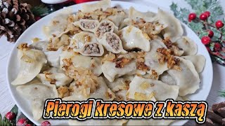 Pierogi z kaszą gryczaną kresowe [upl. by Nigam]