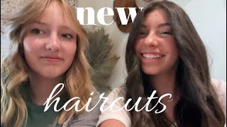 Getting a Haircut  Vlog 1 friends haircuts besties haircut fyp [upl. by Drawoh]