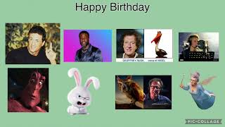 Happy Birthday to Sylvester Stallone Kevin Hart and Geoffrey Rush [upl. by Darda]