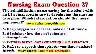 464  Nursing Questions for NCLEX ATI Exit Exam amp Hesi Exit Exam  NCLEX RN  NCLEX PN  LPN  LVN [upl. by Aketal]