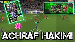 Achraf Hakimi 99Rated POTW highlight card full review 😍 He is the strongest Defense ever 🐐 [upl. by Daniele]