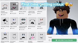 DAD’S FIRST TIME GETTING ROBUX 😱🤑✨ [upl. by Happ]