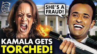 Vivek TORCHES Kamala Over FAKE Accent After Being EXPOSED by Trump  Shes ASHAMED of Her Heritage [upl. by Ennairrek]