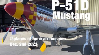 P51D Mustang at Planes of Fame Air Museum [upl. by Aianat]