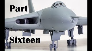 Airfix New Tool 172 Vulcan build Part 16 [upl. by Enneles]