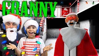 Christmas At Grannys House Granny Horror Game [upl. by Largent636]