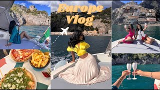 VLOG EUROPE BRAND TRIP AMALFI ITALY  FIRST CLASS EXPERIENCE EXPLORING BERLIN WE MADE FRIENDS [upl. by Harcourt484]