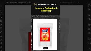 Mockup Packaging In Photoshop shortvideo nitaidigitaltech photography photoshop viralvideo [upl. by Lamraj551]