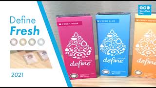 2021新登場！搶先看 Acuvue Define Fresh 隱形眼鏡上色效果  Contact Lens Easy [upl. by Landing]