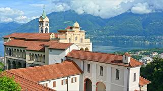 Walk around Locarno beautiful Swiss City at the foot of the Alps [upl. by Arrio]