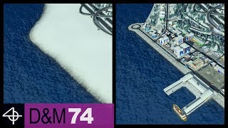 Making over a Coastline  Unmodded Cities Skylines – Design and Manage Part 74 [upl. by Kissee]