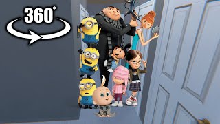 360° DESPICABLE ME 4 Breaks into YOUR House [upl. by Ahsinawt385]