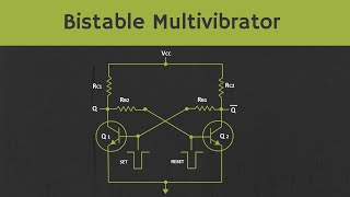 Bistable Multivibrator using BJT Explained [upl. by Anawat487]