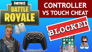 Fortnite Cheat Controller VS Touch Mobile opponents Blocked [upl. by Sternick552]