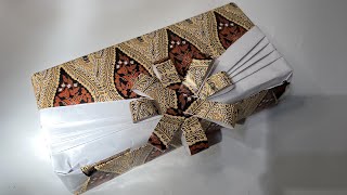 Gift Wrapping Tutorial  Gift Box  Easy Gift Wrapping [upl. by Airel]