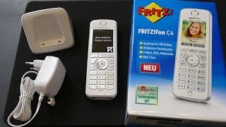 AVM FRITZFon C4 UnboxingVorstellung 2016 [upl. by Reffinnej]