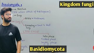 Basidiomycota Fung Life Cycle  Characteristics  Class 11 Biology [upl. by Ylirama]