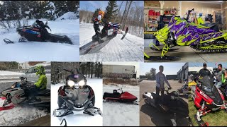 Every Snowmobile Ive Owned 22 Years Old [upl. by Nyliac]