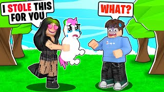 SCAMMER Fell In LOVE With Me What She Did Was Shocking Roblox Adopt Me [upl. by Lindbom]