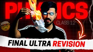 LIVE 🔴 Complete Physics Revision 😱🔥 Class 12 CBSE Boards 202324 [upl. by Gerard]