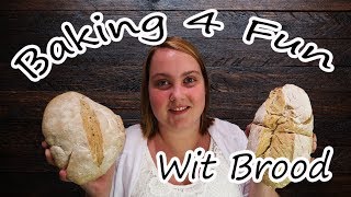 Zelf Wit Brood Maken  Baking 4 Fun [upl. by Devlen]