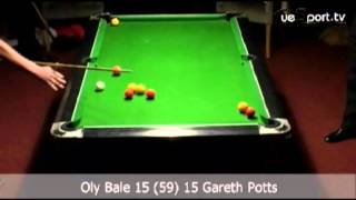 £20000 8Ball Money Match  Gareth Potts v Oly Bale  Part 7 of 10 [upl. by Yeloc]