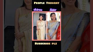 Actress real life sister sister shorts ytshorts saipallavi rashmikamandanna [upl. by Annahsal986]