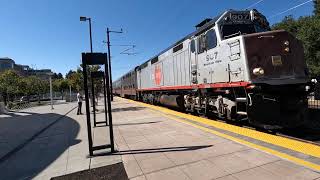 Caltrain 107 with F40PH2 907 Final Day of F40 Service [upl. by Helmer]