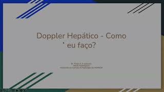 Videoteca Top 5 de Agosto2023  GEUS Doppler Hepático  julho2023 [upl. by Enael]