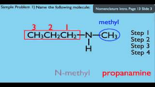 Nomenclature Amines [upl. by Camus]