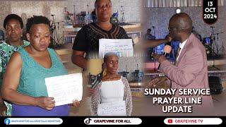 SUNDAY SERVICE PRAYERLINE UPDATE STAND IN FAITH AND BELIEVE THAT JESUS CHRIST IS THE RESTORER [upl. by Now]