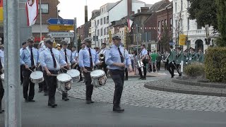 Grevenbroicher Schützenfest Fackelzug Dienstag der 392024 [upl. by Adihaj]