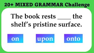 English Grammar Quiz67  Can you attain the elusive perfect score [upl. by Nodnart]