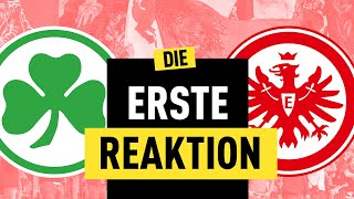 Krimi in Fürth Eintracht Frankfurt gewinnt Kellerduell  Bundesliga Reaktion [upl. by Ielirol88]