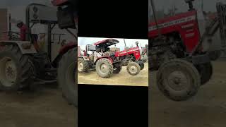 Pover full tractor Massey 50hp vs swaraj 55hp trending trendingsong farming life 1000subscriber [upl. by Enaxor]