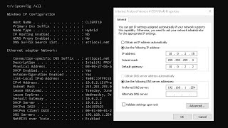 Microsoft Windows TCPIP Configuration Overview [upl. by Iorio996]