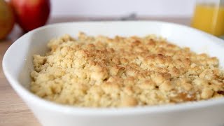 Crumble aux pommes facile [upl. by Baxie]