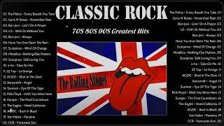 Classic Rock Songs 70s 80s 90s Full Album  Queen Eagles Pink Floyd Def Leppard Bon Jovi [upl. by Claudy887]