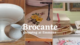 Brocante shopping at Emmaus Dijon in France [upl. by Dinse76]